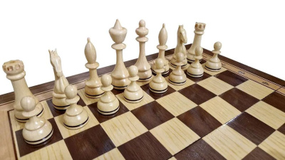 картинка Шахматы Турнирные-1 инкрустация 40, AZ106, Zeynalyan от магазина Gamesdealer.ru