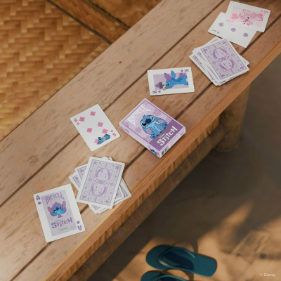 картинка Карты "Disney Bicycle Stitch Purple" от магазина Gamesdealer.ru