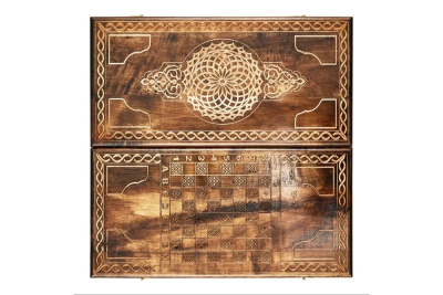 картинка Нарды резные "Армянский узор 1", Mkhitaryan от магазина Gamesdealer.ru