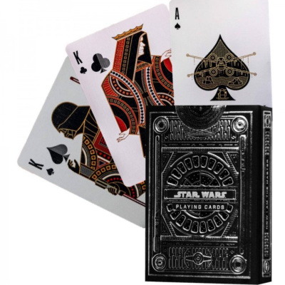 Карты "Theory11 Star Wars Playing Cards - Silver Special Edition - the Dark Side"