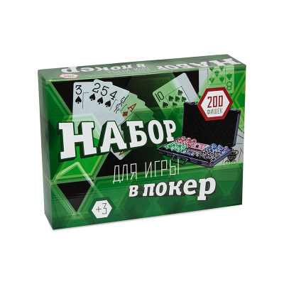 картинка Набор для покера Russian Poker на 200 фишек от магазина Gamesdealer.ru