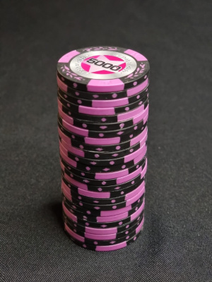 картинка Фишки для игры в покер Black Stars номиналом 5000 (25шт) от магазина Gamesdealer.ru