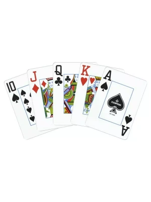 картинка Карты "Legacy Plastic Poker Size Jumbo Index green/purple Double-Deck Set" от магазина Gamesdealer.ru