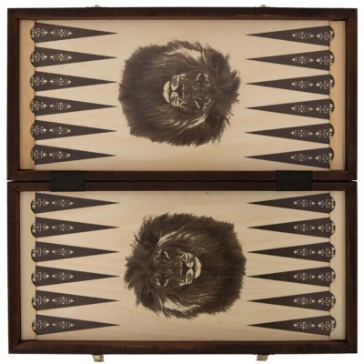 картинка Шахматы + Шашки + Нарды "Кинг 40" Madon (деревянные, Польша) от магазина Gamesdealer.ru