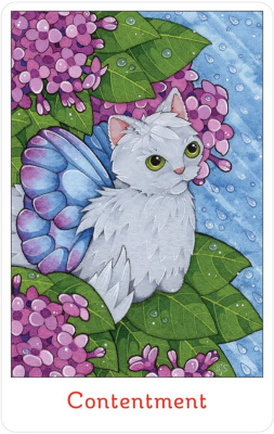 картинка Карты Таро "Affirmations of the Fairy Cats Deck and Book Set" US Games / Колода Аффирмации Сказочных от магазина Gamesdealer.ru