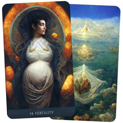 картинка Карты Таро "Blue Angel Oracle Cards" Blue Angel / Карты Оракула Голубой Ангел от магазина Gamesdealer.ru