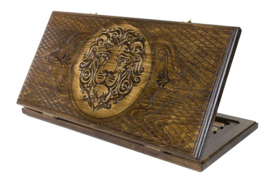 Нарды резные "Лев-3" 60, Ustyan