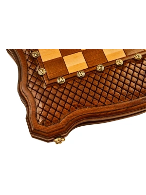 картинка Шахматы + нарды резные "Эндшпиль 2" 40, Simonyan от магазина Gamesdealer.ru