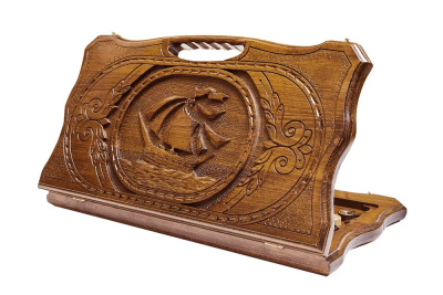 картинка Нарды резные "Корабль-3" с ручкой 50, Haleyan от магазина Gamesdealer.ru