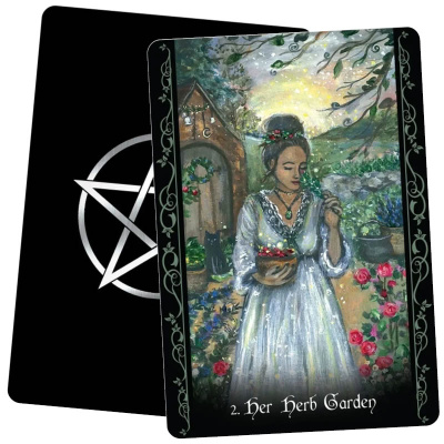 картинка Карты Таро "The Solitary Witch Oracle Cards" Blue Angel / Карты Одинокой Ведьмы-Оракула от магазина Gamesdealer.ru