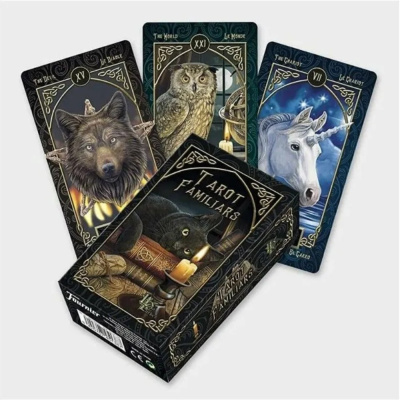 картинка Карты Таро "Fournier Lisa Parker Familiars Tarot" Reprint / Таро Фамильяров TAROMANIA от магазина Gamesdealer.ru
