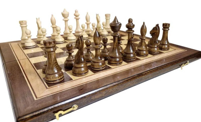 картинка Шахматы Турнирные-1 инкрустация 40, AZ106, Zeynalyan от магазина Gamesdealer.ru