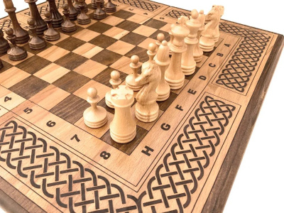 картинка Шахматы + нарды "Модерн 3" 50, Zakaryan от магазина Gamesdealer.ru