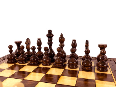 картинка Шахматы + нарды резные "Лоза" 40, Ustyan от магазина Gamesdealer.ru