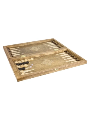 картинка Шахматы + Шашки + Нарды 3 в 1 "Сенатор 2", 50 см, ясень, Partida от магазина Gamesdealer.ru