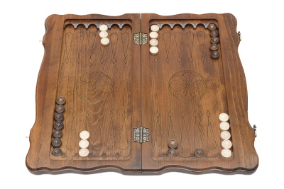 картинка Шахматы + нарды резные "Бриз" 50, Haleyan от магазина Gamesdealer.ru