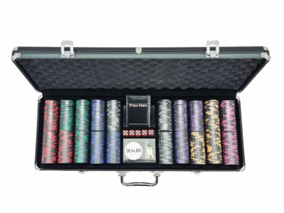 Набор для покера Black Stars на 500 фишек Набор для покера Black Stars на 500 фишек