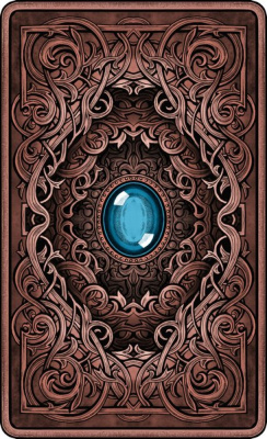 картинка Карты Таро The Dark Mansion Tarot deck 12cm Version 4rd, Taroteca / Темный Особняк, 12 см, золотой с от магазина Gamesdealer.ru