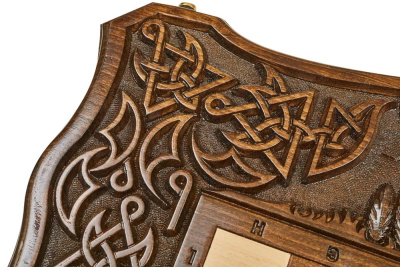 картинка Шахматы + нарды резные с Араратом 2, ручкой, Haleyan от магазина Gamesdealer.ru