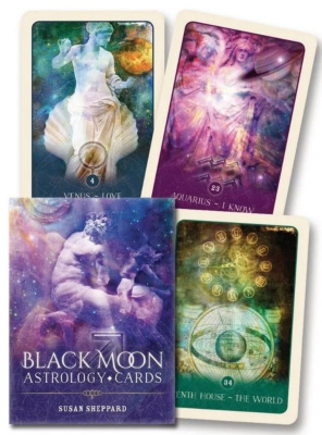 картинка Карты Таро "Black Moon Astrology Cards" Blue Angel / Астрологическая Колода Чёрной Луны от магазина Gamesdealer.ru