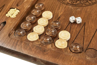 картинка Нарды резные "Орнамент-4" 60, Ustyan от магазина Gamesdealer.ru