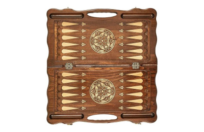 картинка Нарды резные "Арарат и Хорвирап 2" с ручкой 60, Haleyan от магазина Gamesdealer.ru