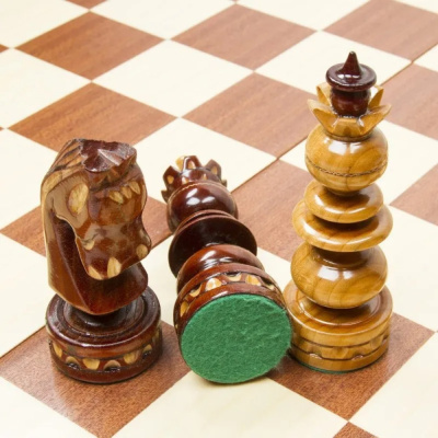 картинка Шахматы "Византийские" 58 см маркетри, Madon (деревянные, Польша) от магазина Gamesdealer.ru