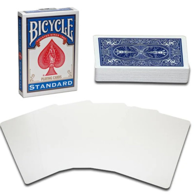 картинка Карты "Bicycle Blank Face Blue Back" от магазина Gamesdealer.ru