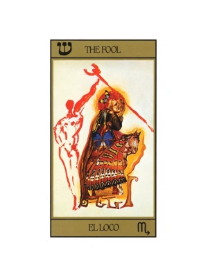 картинка Карты Таро "Salvador Dali Deluxe Tarot: Gilded Deck & Book" US Games/ Сальвадор Дали Делюкс от магазина Gamesdealer.ru