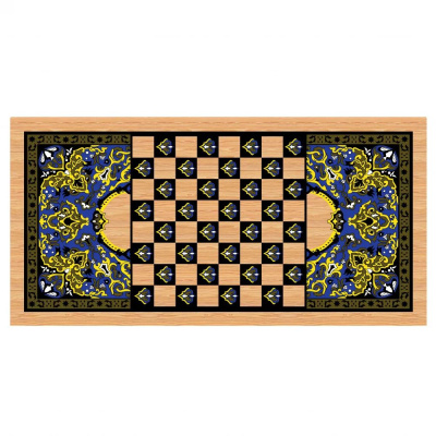 картинка Нарды + Шашки Аравия Тадж-Махал большие (Россия, дерево, 60 см), Partida от магазина Gamesdealer.ru