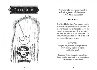 картинка Карты Таро "The Poe Tarot Cards" Red Feather / Таро Эдгара Аллана По от магазина Gamesdealer.ru