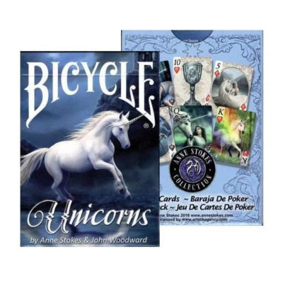 картинка Карты "Bicycle Anne Stokes Unicorn" магазин Gamesdealer.ru являющийся официальным дистрибьютором в России  картинка Карты "Bicycle Anne Stokes Unicorn" от магазина Gamesdealer.ru
