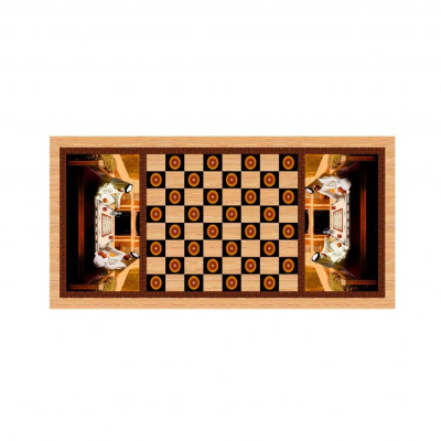 картинка Нарды + Шашки Аравия Шейхи большие (Россия, дерево, 60 см), Partida от магазина Gamesdealer.ru