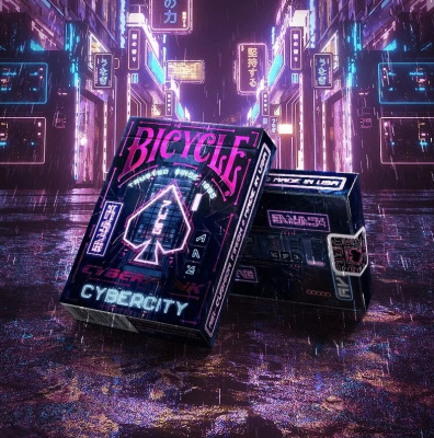 картинка Карты "Bicycle Cyberpunk Standard Index" от магазина Gamesdealer.ru