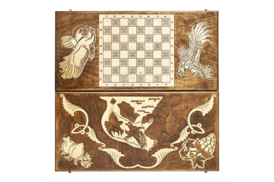 картинка Нарды резные "Дикий мир", Ustyan от магазина Gamesdealer.ru