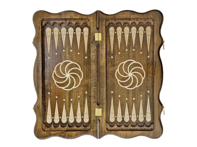 картинка Нарды резные "Тёмный Узор 5" 50, Mirzoyan от магазина Gamesdealer.ru