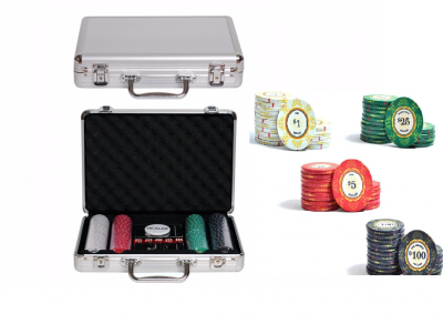 Набор для покера Luxury Ceramic на 200 фишек