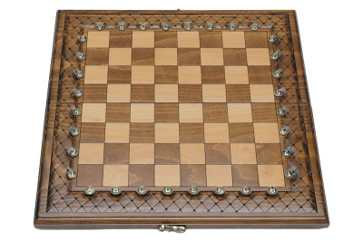 картинка Шахматы + нарды резные "Эндшпиль 1" 40, Simonyan от магазина Gamesdealer.ru