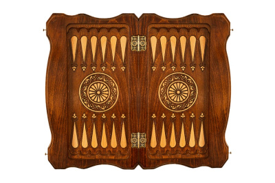 картинка Шахматы + нарды резные "Гамбит 2" 40, Simonyan от магазина Gamesdealer.ru