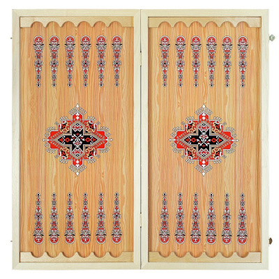 картинка Нарды + Шашки Сирия Львы большие (Россия, дерево, 60 см), Partida от магазина Gamesdealer.ru