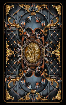 картинка Карты Таро The Elemental Wisdom Tarot 12cm, Taroteca  / Таро Мудрость Стихий, черный срез  UV от магазина Gamesdealer.ru