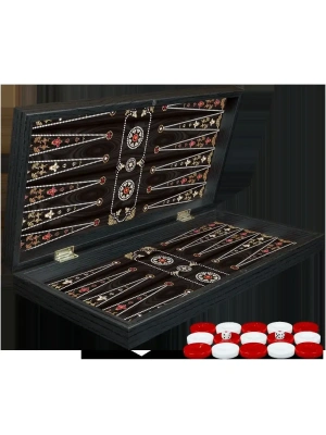 картинка Нарды Черная Жемчужина L, Турция, Yenigun от магазина Gamesdealer.ru