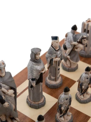 картинка Шахматы "Англия" 56 см маркетри, Madon (деревянные, Польша) от магазина Gamesdealer.ru