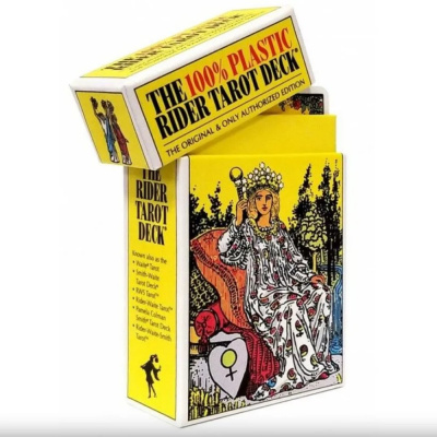 картинка Карты Таро "Plastic Rider Waite Tarot" US Games / Колода Таро Уэйта Пластиковая  от магазина Gamesdealer.ru