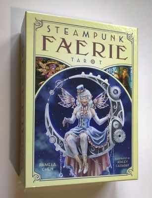 картинка Карты Таро "Steampunk Faerie Tarot Cards" Llewellyn / Таро Фейри в стиле Стимпанк от магазина Gamesdealer.ru