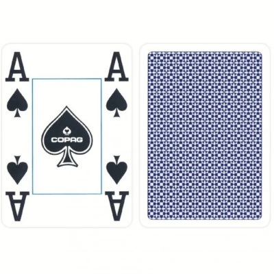 картинка Карты "Copag 4 Corner Jumbo index " синяя рубашка от магазина Gamesdealer.ru