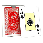 Карты для покера "Poker Night Pro" red 100% пластик