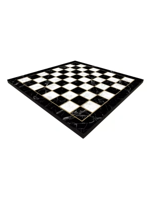 картинка Шахматная доска Черный Мрамор XL, Турция, Yenigun от магазина Gamesdealer.ru