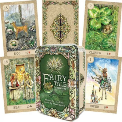 картинка Карты Таро "Fairy Tale Lenormand in a Tin" US Games / Сказочное Ленорман от магазина Gamesdealer.ru