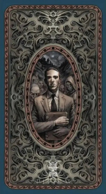 картинка Карты Таро "Alligo/Minetti/Penco Dark Grimoire Tarot" Lo Scarabeo / Таро Черный Гримуар, Некронмикон от магазина Gamesdealer.ru